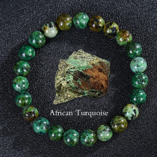 Vale Round Natural Gemstone Beaded Bracelets