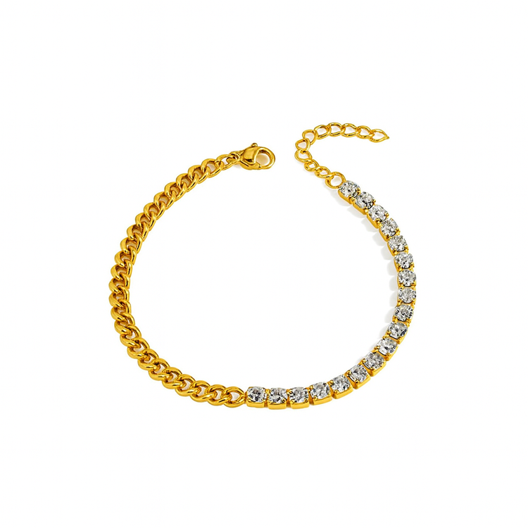 Elara Diamond Tennis Bracelet Non Tarnish for Women