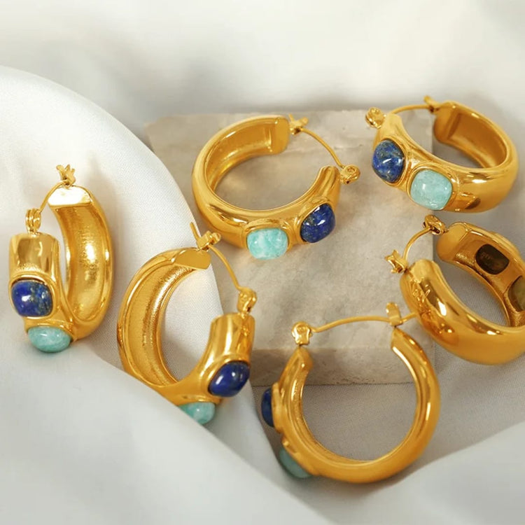Blaire Gold Hoop Earrings