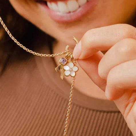 Timeless Charm Holder Gold Necklace