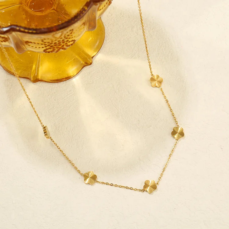 Luxe Intent Minimalist Gold Necklace