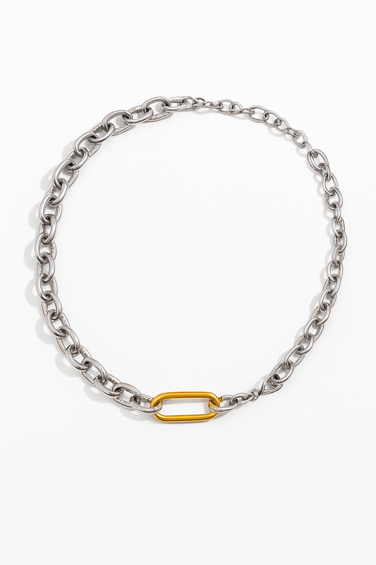 Lunara Dual Toned Chain Necklace