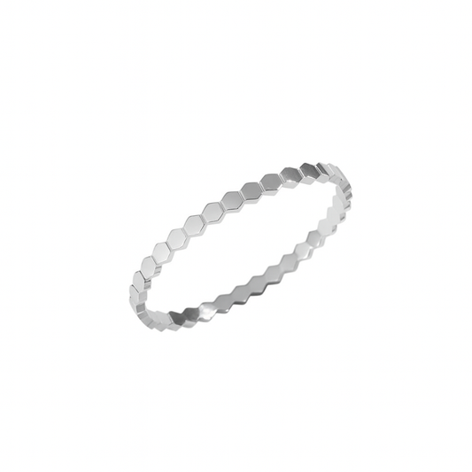 Noir Hexagon Bangle