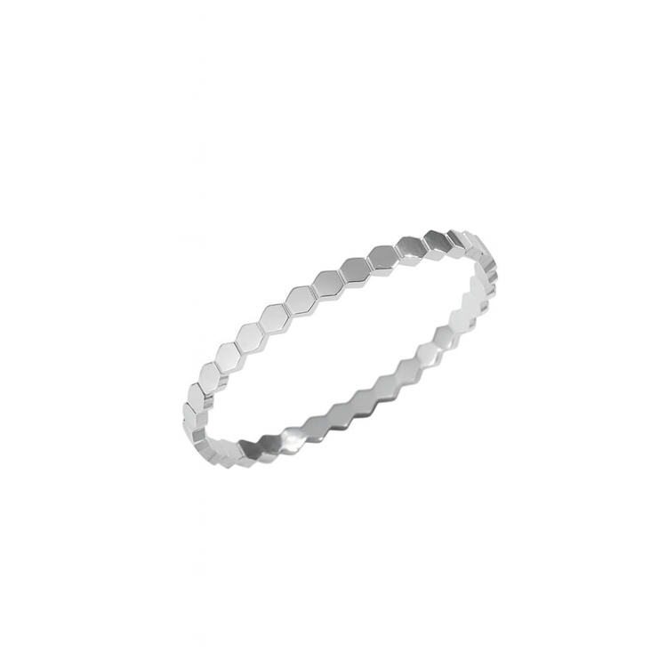 Noir Hexagon Bangle
