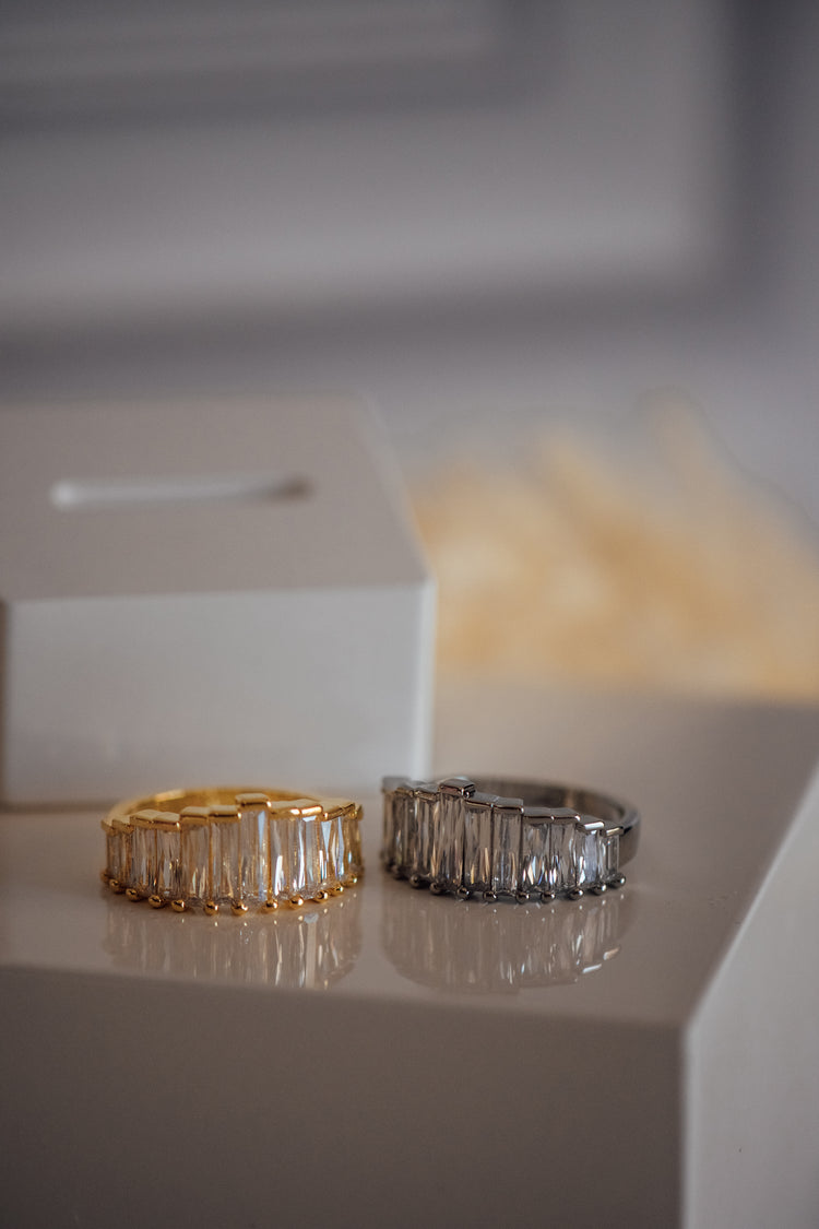 Aurev Cubic Zirconia Ring - Non-Tarnish Hypoallergenic Jewelry