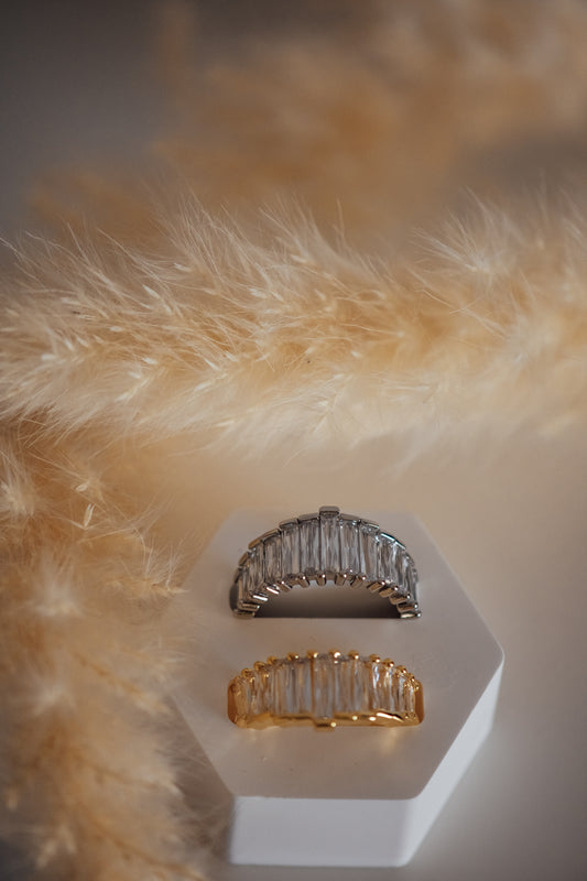 Aurev Cubic Zirconia Ring - Non-Tarnish Hypoallergenic Jewelry