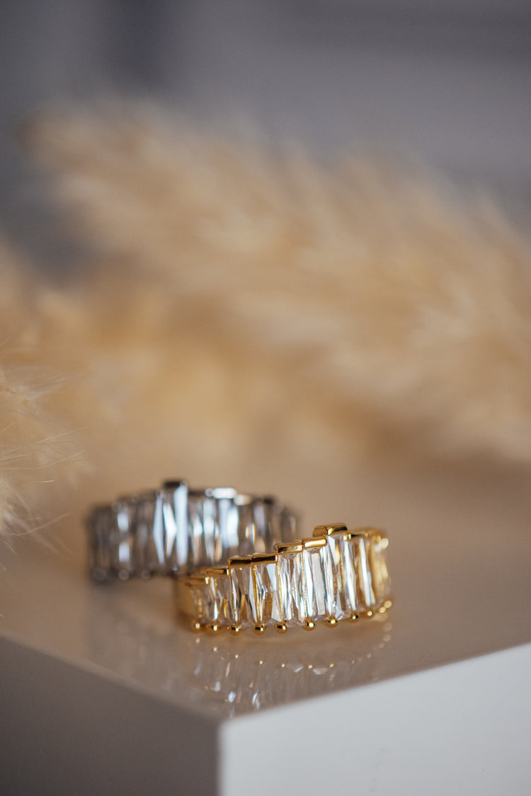 Aurev Cubic Zirconia Ring - Non-Tarnish Hypoallergenic Jewelry