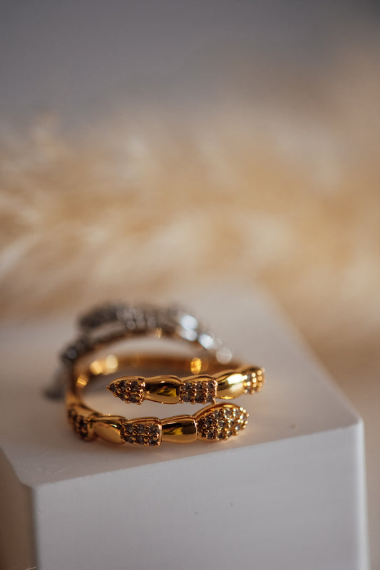 Leyva Open Size Dainty Snake Ring
