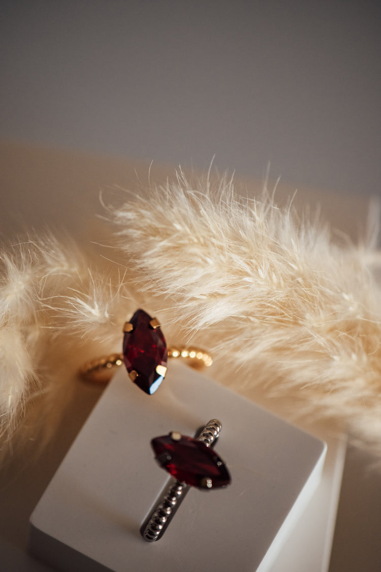 Avexa Marquise Cut Open Size Ring