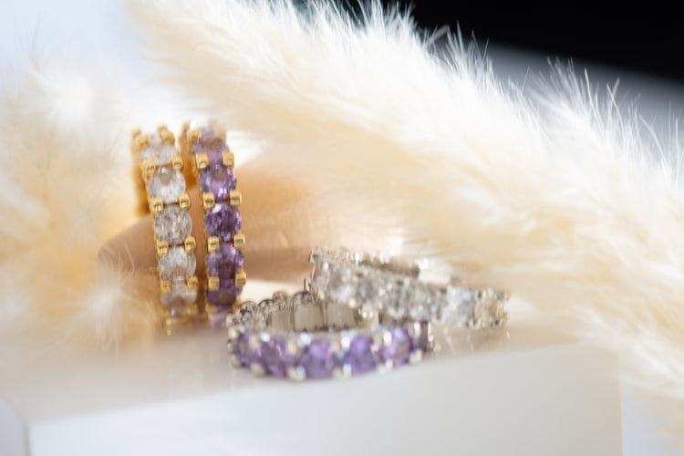 Elowen Open Size Stone Ring - Non-Tarnish