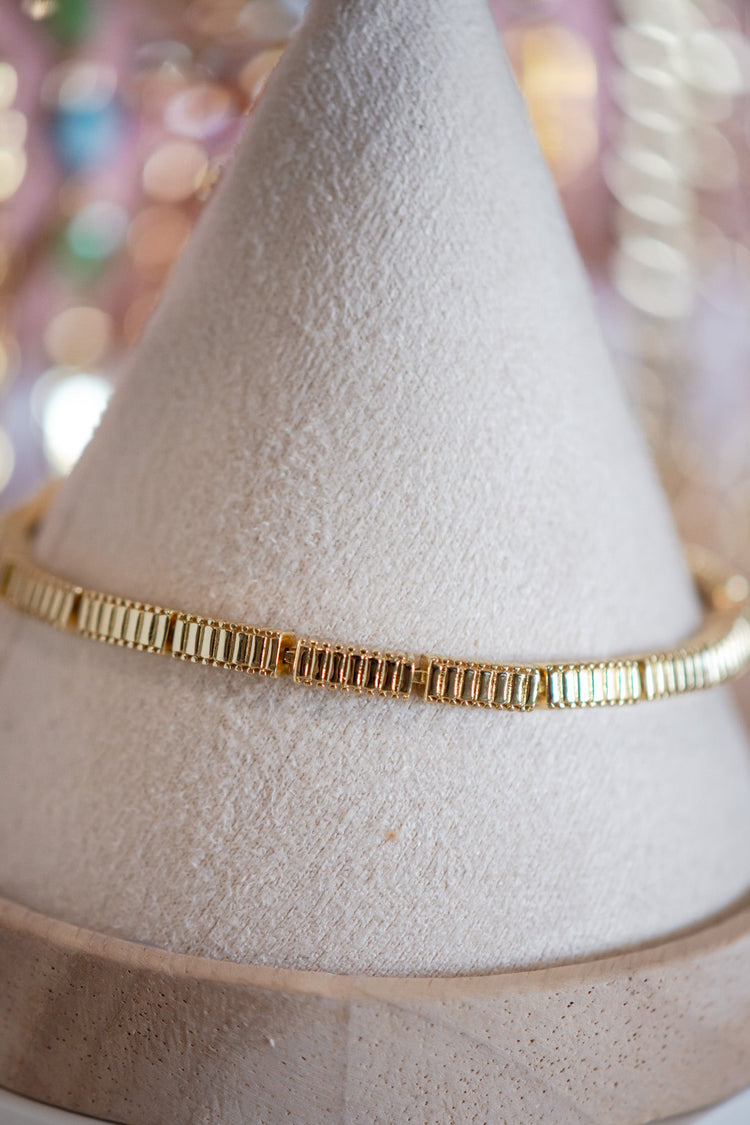 Chloe Greca Chain Gold Filled Bracelet