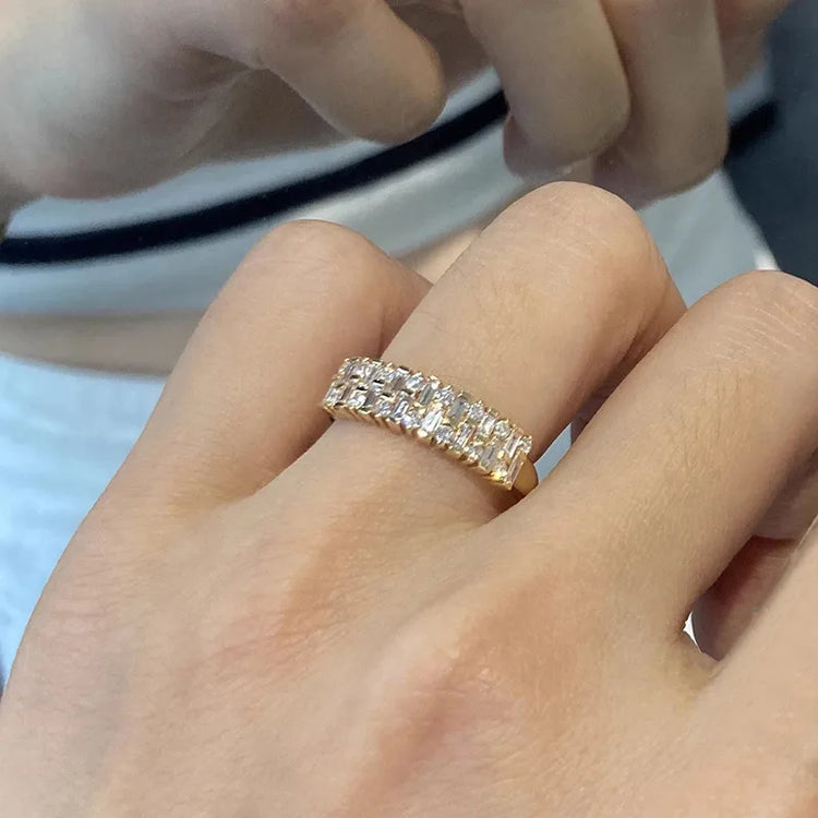 Sorelle Cubic Zirconia Gold Ring Band