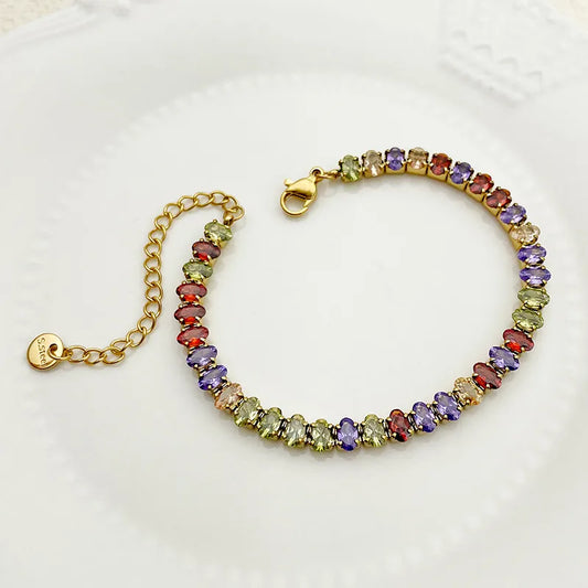 Astra Oval Diamond Bracelet