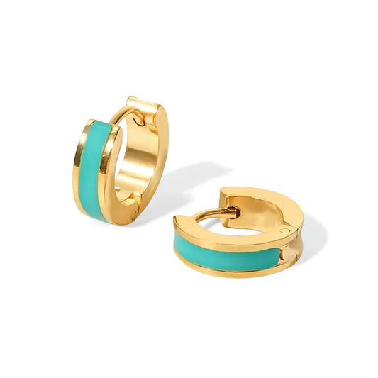 Ava Mini Hoops Gold Earrings