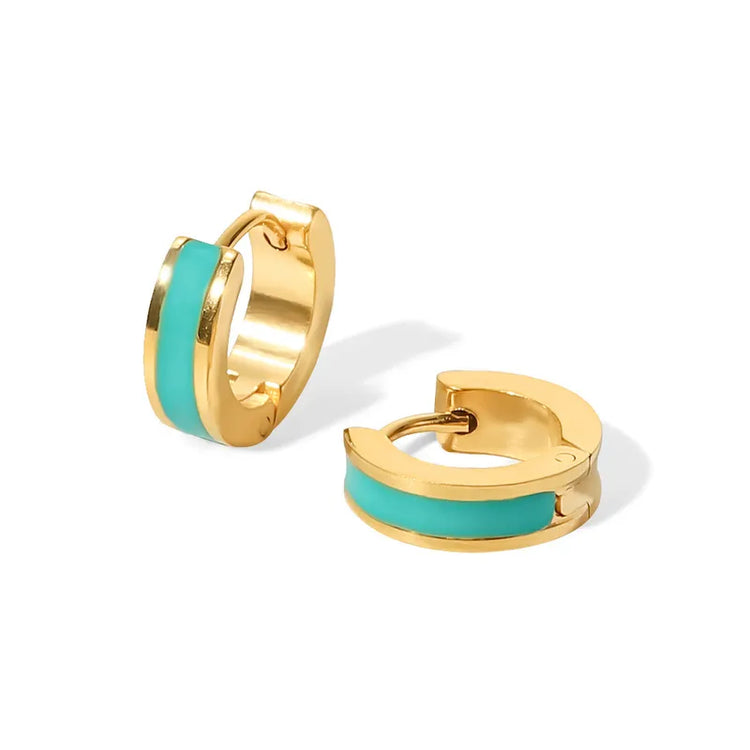 Ava Mini Hoops Gold Earrings