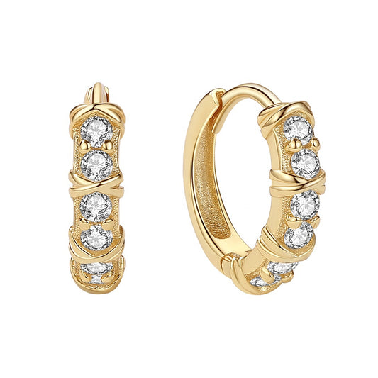 Vive Mini Hoop X Earrings