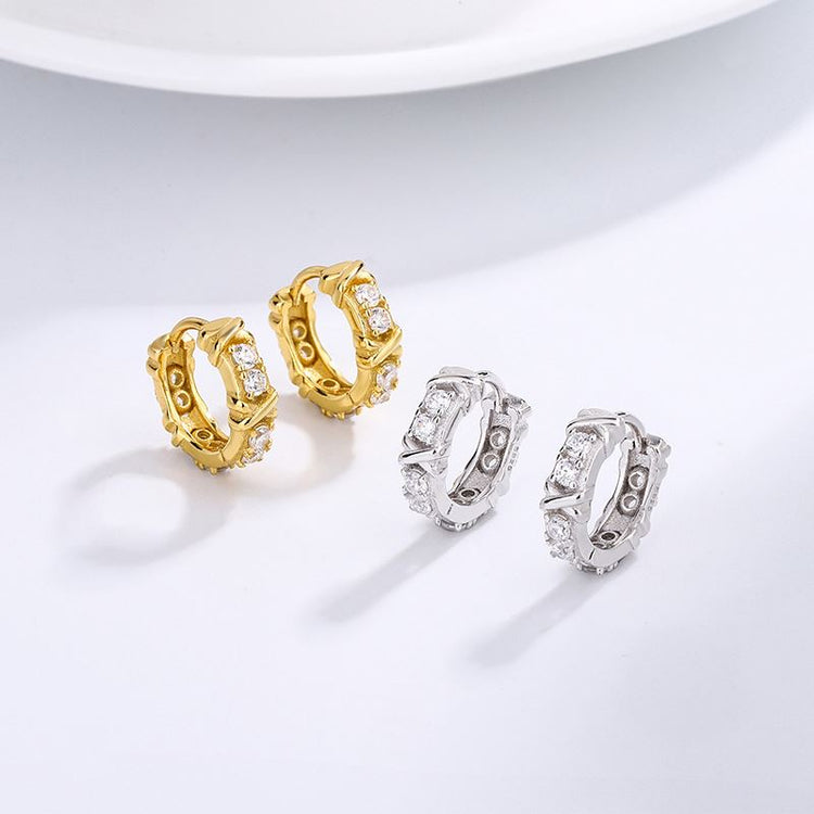 Vive Mini Hoop X Earrings