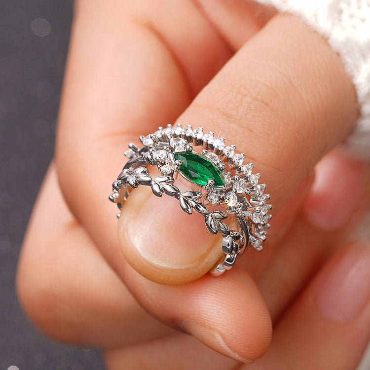 Elara 4PC Ring Set Cubic Zirconia
