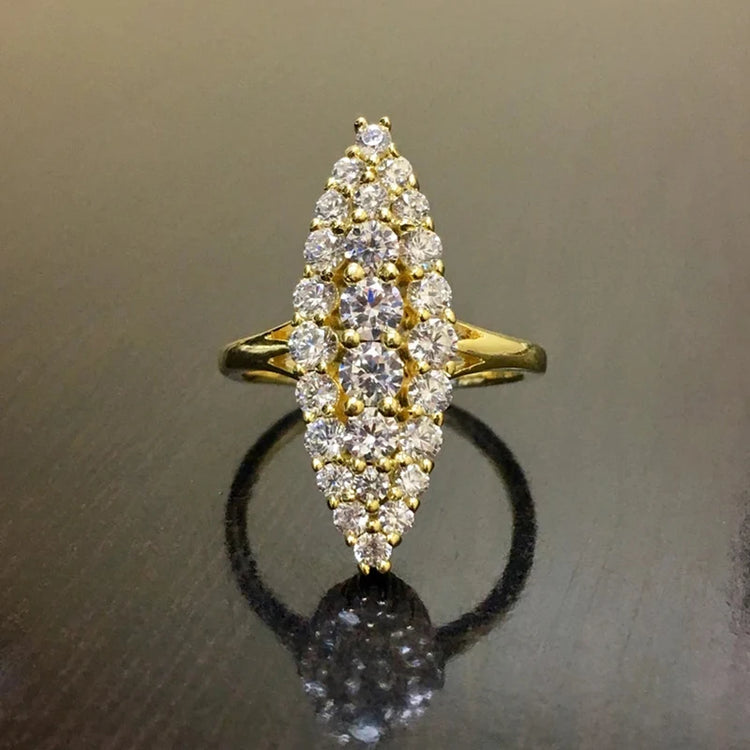 Elys Marquise Stone Ring