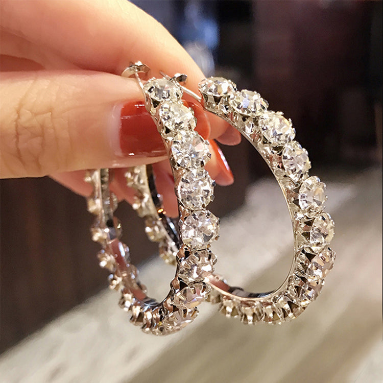 Thalyn Diamond Hoops Earrings