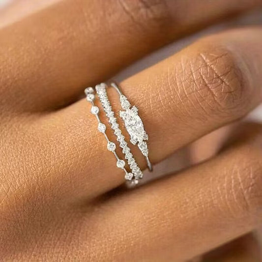 Aria 3PC Dainty Ring Set