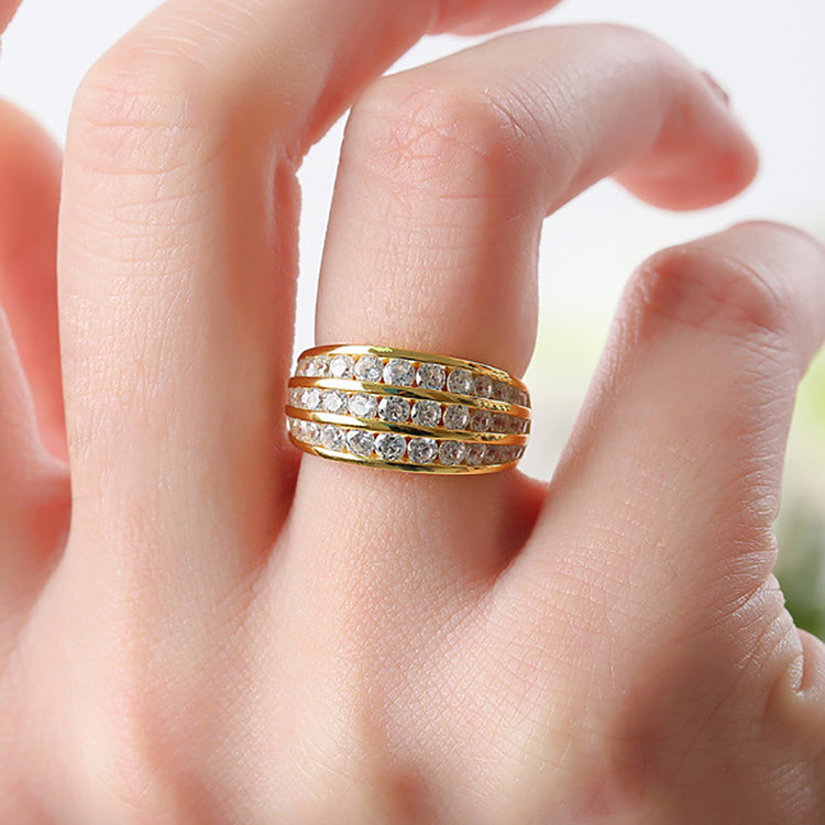 Nira Cubic Zirconia Gold Ring