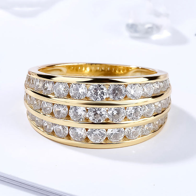 Nira Cubic Zirconia Gold Ring