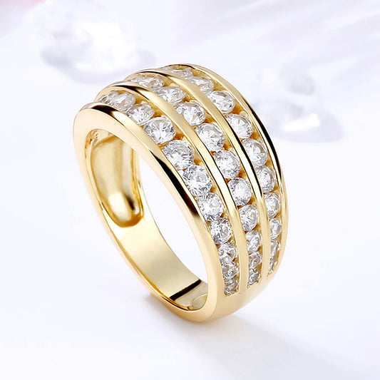 Nira Cubic Zirconia Gold Ring
