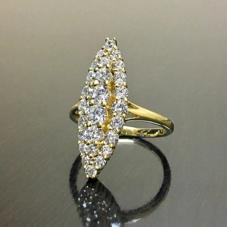 Elys Marquise Stone Ring