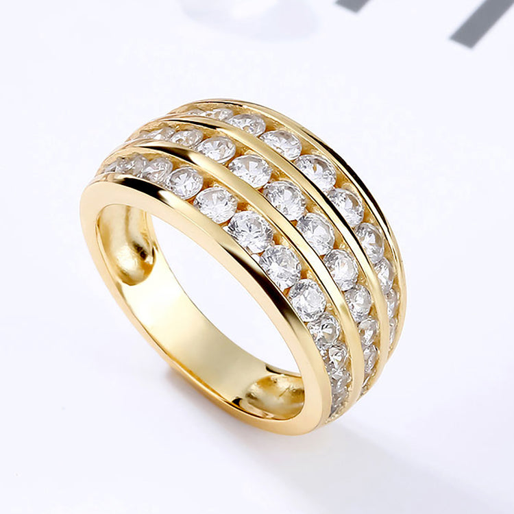 Nira Cubic Zirconia Gold Ring