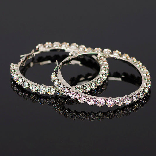 Thalyn Diamond Hoops Earrings