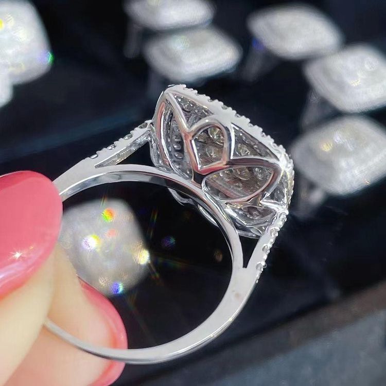 Zira Pave Cubic Zirconia Silver Ring