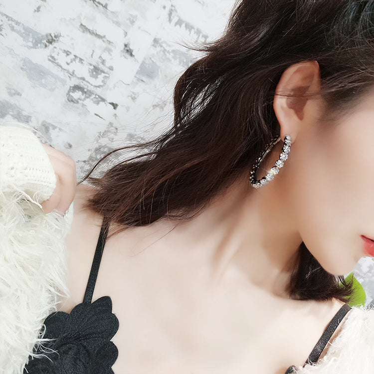 Thalyn Diamond Hoops Earrings