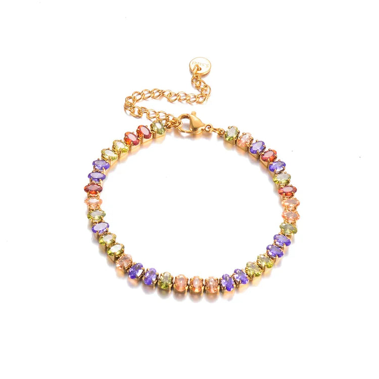 Astra Oval Diamond Bracelet