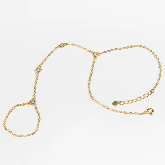 Layla Gold Hand Chain