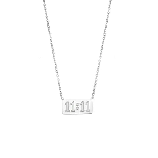 Elva 11:11 Non-Tarnish Necklace Waterproof Hypoallergenic