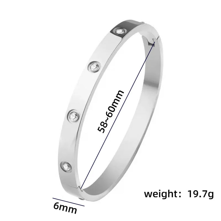 Solara Diamond Bangle