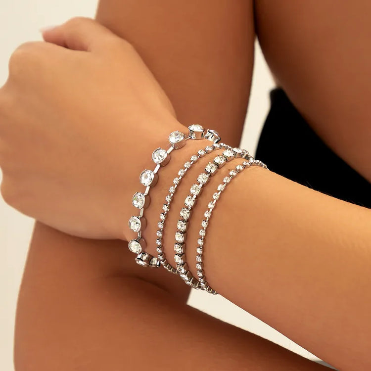 Liora 4PC Diamond Tennis Bracelet