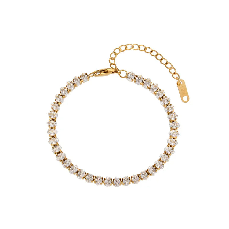 Astra Oval Diamond Bracelet