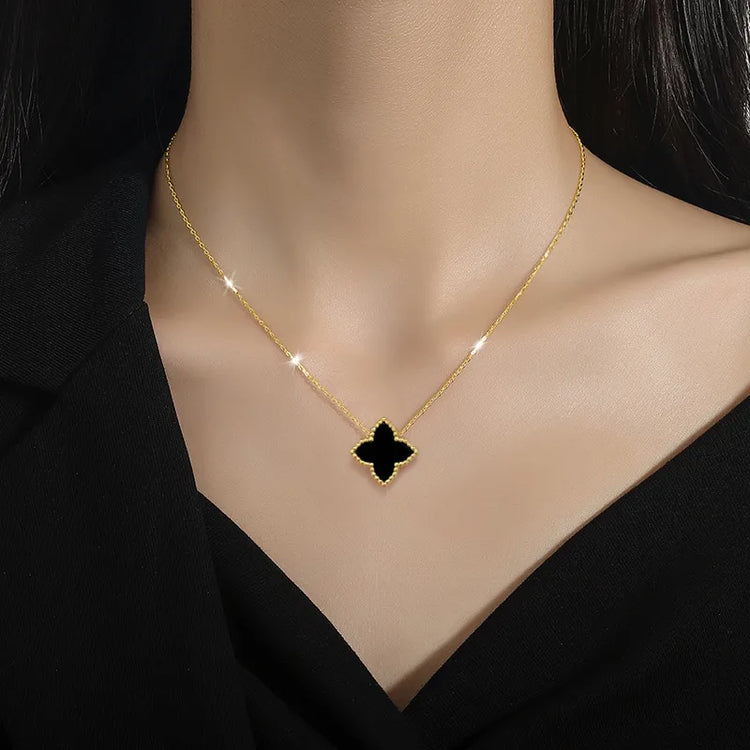 Ocean Kiss Diamond Stone Double Sided Necklace