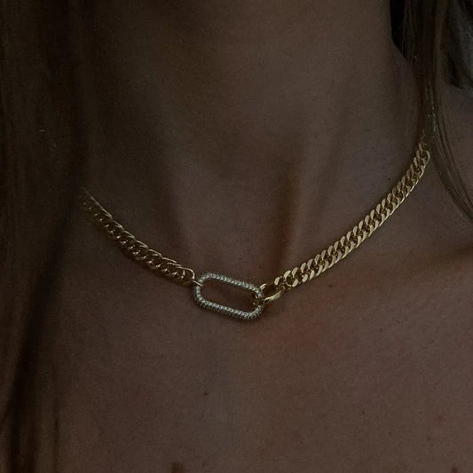 Solara Gold Chain Choker