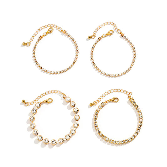 Liora 4PC Diamond Tennis Bracelet