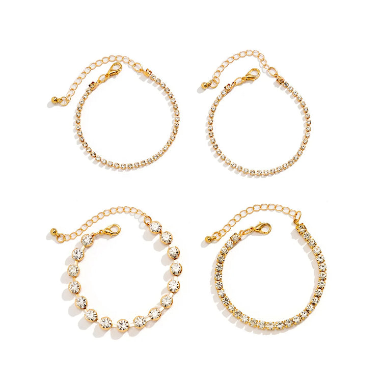 Liora 4PC Diamond Tennis Bracelet