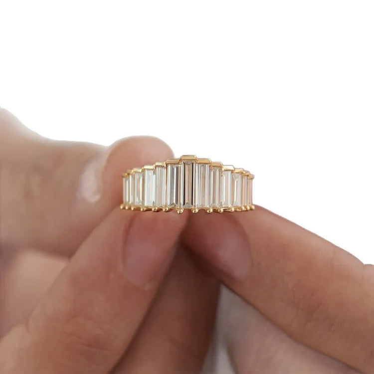 Aurev Cubic Zirconia Ring - Non-Tarnish Hypoallergenic Jewelry