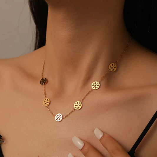 Tori Gold Necklace Non Tarnish Stainless Steel