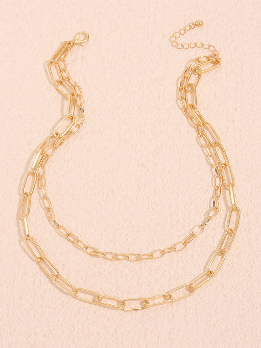 Carys Gold Layered Chain Necklace