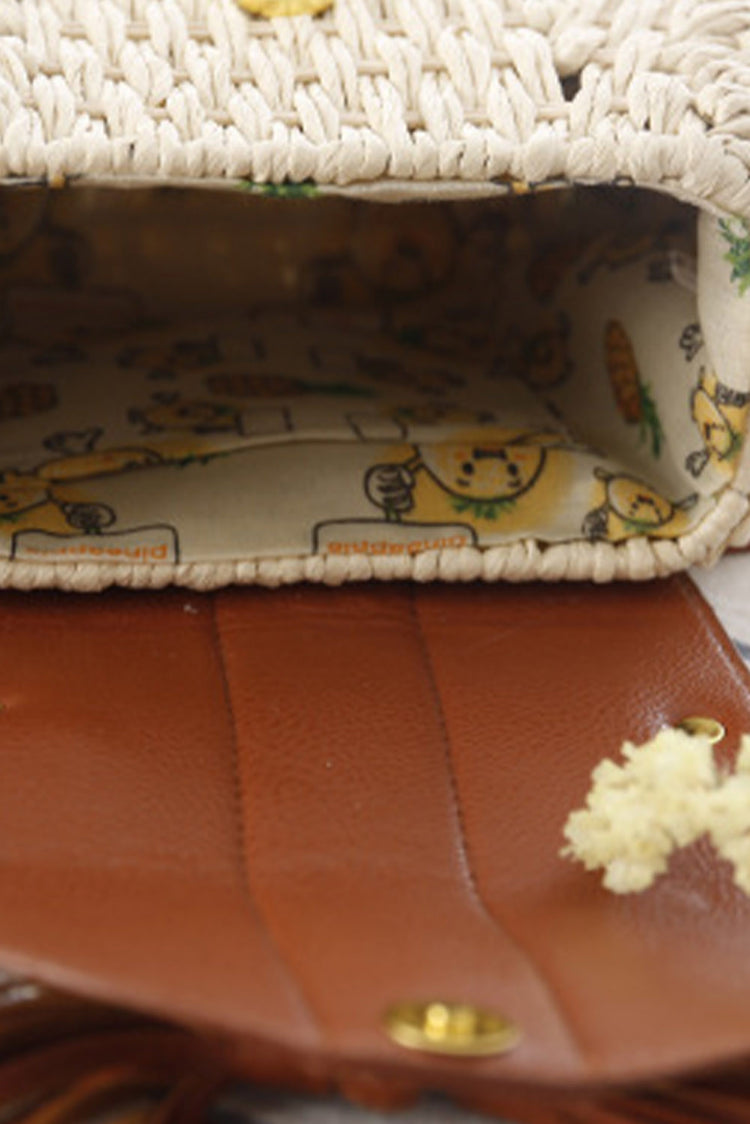 Still Woven Knit Crossbody Bag