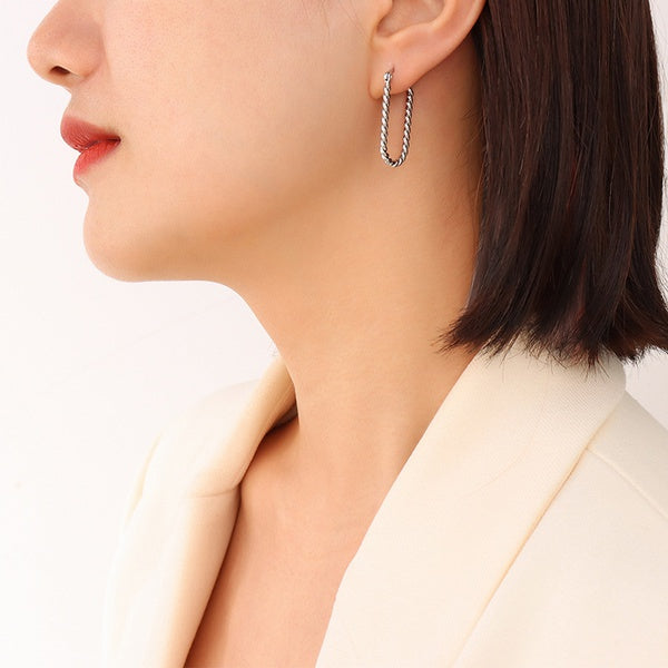Odelle Twist Drop Earrings