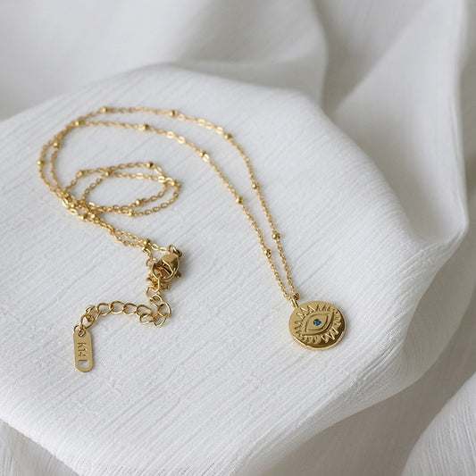 Adara Golden Eye Necklace