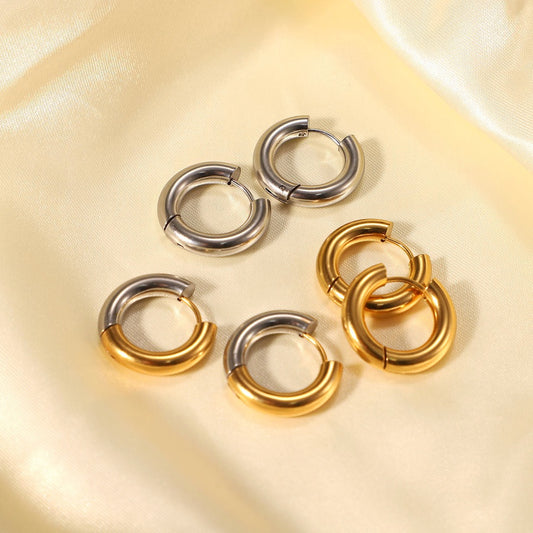 Cathlin Huggie Hoop Earrings
